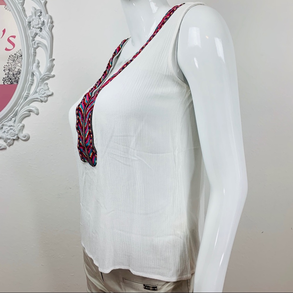 Love stitch / White Multicolor Embroider Hi Low - Picture 4 of 8